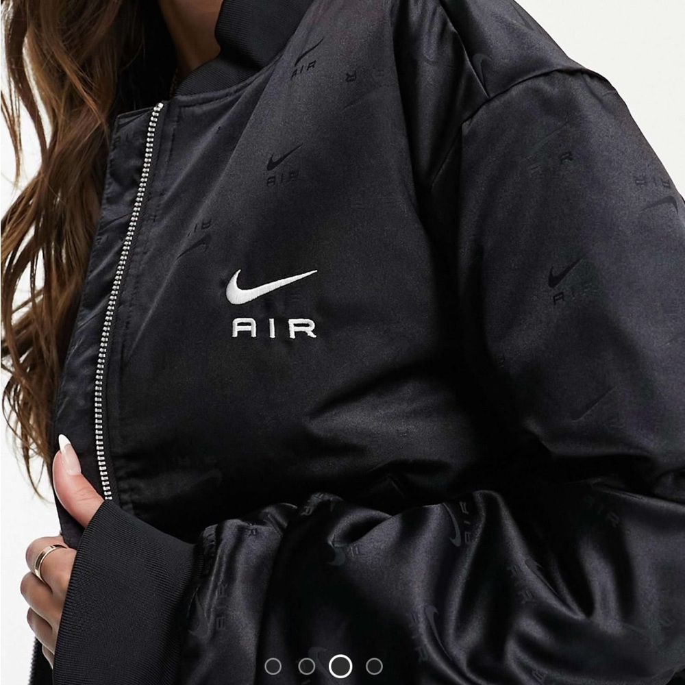 Nike Black Therma-Fit Bomber Jacket, Large
